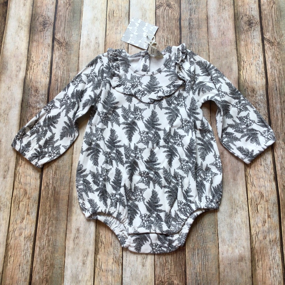 NWT Kate Quinn Woodland Fern Yoke Gathered Bubble